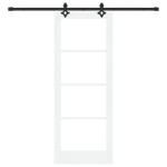 vidaXL Ușă Glisantă Manual ORKDAL Alb 78 x 202 cm Lemn și metal vidaXL Ușă Glisantă Manual ORKDAL Alb 78 x 202 cm Lemn și metal