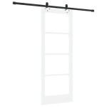 vidaXL Ușă Glisantă Manual ORKDAL Alb 78 x 202 cm Lemn și metal vidaXL Ușă Glisantă Manual ORKDAL Alb 78 x 202 cm Lemn și metal