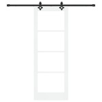 vidaXL Ușă Glisantă Manual ORKDAL Alb 78 x 211 cm Lemn și metal vidaXL Ușă Glisantă Manual ORKDAL Alb 78 x 211 cm Lemn și metal
