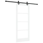 vidaXL Ușă Glisantă Manual ORKDAL Alb 83 x 202 cm Lemn și metal vidaXL Ușă Glisantă Manual ORKDAL Alb 83 x 202 cm Lemn și metal