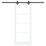 vidaXL Ușă Glisantă Manual ORKDAL Alb 83 x 202 cm Lemn și metal vidaXL Ușă Glisantă Manual ORKDAL Alb 83 x 202 cm Lemn și metal