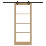 vidaXL Ușă Glisantă Manual ORKDAL Maro 86 x 211 cm Lemn și metal vidaXL Ușă Glisantă Manual ORKDAL Maro 86 x 211 cm Lemn și metal