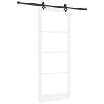 vidaXL Ușă Glisantă Manual ORKDAL Alb 93 x 232 cm Lemn și metal vidaXL Ușă Glisantă Manual ORKDAL Alb 93 x 232 cm Lemn și metal