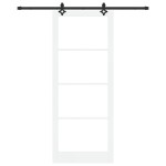 vidaXL Ușă Glisantă Manual ORKDAL Alb 93 x 232 cm Lemn și metal vidaXL Ușă Glisantă Manual ORKDAL Alb 93 x 232 cm Lemn și metal
