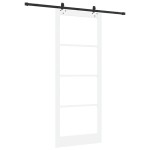 vidaXL Ușă Glisantă Manual ORKDAL Alb 93 x 232 cm Lemn și metal vidaXL Ușă Glisantă Manual ORKDAL Alb 93 x 232 cm Lemn și metal