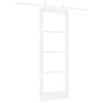 vidaXL Ușă Glisantă Manual Alb 73.5 x 198.5 cm Lemn și metal vidaXL Ușă Glisantă Manual Alb 73.5 x 198.5 cm Lemn și metal