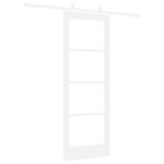 vidaXL Ușă Glisantă Manual Alb 73.5 x 198.5 cm Lemn și metal vidaXL Ușă Glisantă Manual Alb 73.5 x 198.5 cm Lemn și metal