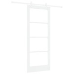 vidaXL Ușă Glisantă Manual Alb 83 x 202 cm Lemn și metal vidaXL Ușă Glisantă Manual Alb 83 x 202 cm Lemn și metal