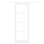 vidaXL Ușă Glisantă Manual Alb 83 x 232 cm Lemn și metal vidaXL Ușă Glisantă Manual Alb 83 x 232 cm Lemn și metal