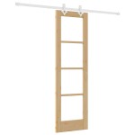 vidaXL Ușă Glisantă Manual Maro 61 x 198.5 cm Lemn și metal vidaXL Ușă Glisantă Manual Maro 61 x 198.5 cm Lemn și metal