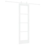 vidaXL Ușă Glisantă Manual Alb 61 x 198.5 cm Lemn și metal vidaXL Ușă Glisantă Manual Alb 61 x 198.5 cm Lemn și metal