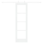 vidaXL Ușă Glisantă Manual Alb 61 x 198.5 cm Lemn și metal vidaXL Ușă Glisantă Manual Alb 61 x 198.5 cm Lemn și metal