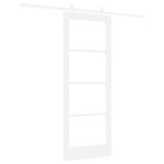 vidaXL Ușă Glisantă Manual Alb 78 x 202 cm Lemn și metal vidaXL Ușă Glisantă Manual Alb 78 x 202 cm Lemn și metal