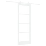vidaXL Ușă Glisantă Manual Alb 78 x 211 cm Lemn și metal vidaXL Ușă Glisantă Manual Alb 78 x 211 cm Lemn și metal
