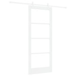 vidaXL Ușă Glisantă Manual Alb 83 x 202 cm
