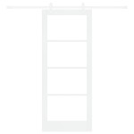 vidaXL Ușă Glisantă Manual Alb 83 x 202 cm