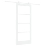 vidaXL Ușă Glisantă Manual Alb 86 x 198.5 cm Lemn și metal vidaXL Ușă Glisantă Manual Alb 86 x 198.5 cm Lemn și metal