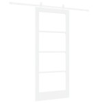 vidaXL Ușă Glisantă Manual Alb 86 x 198.5 cm Lemn și metal vidaXL Ușă Glisantă Manual Alb 86 x 198.5 cm Lemn și metal