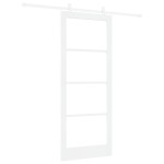 vidaXL Ușă Glisantă Manual Alb 86 x 211 cm Lemn și metal vidaXL Ușă Glisantă Manual Alb 86 x 211 cm Lemn și metal
