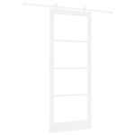vidaXL Ușă Glisantă Manual Alb 93 x 232 cm Oțel și lemn vidaXL Ușă Glisantă Manual Alb 93 x 232 cm Oțel și lemn