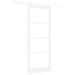vidaXL Ușă Glisantă Manual Alb 93 x 232 cm Oțel și lemn vidaXL Ușă Glisantă Manual Alb 93 x 232 cm Oțel și lemn