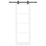 vidaXL Ușa glisantă Manual Alb 83 x 232 cm Lemn și metal vidaXL Ușa glisantă Manual Alb 83 x 232 cm Lemn și metal