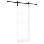 vidaXL Ușă glisantă Manual Alb 78 x 202 cm Lemn și metal vidaXL Ușă glisantă Manual Alb 78 x 202 cm Lemn și metal
