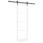 vidaXL Ușă glisantă Manual Alb 78 x 232 cm Lemn și metal vidaXL Ușă glisantă Manual Alb 78 x 232 cm Lemn și metal
