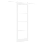 vidaXL Ușă glisantă Manual Alb 83 x 232 cm Lemn și metal vidaXL Ușă glisantă Manual Alb 83 x 232 cm Lemn și metal