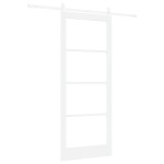 vidaXL Ușă glisantă Manual Alb 86 x 211 cm Lemn și metal vidaXL Ușă glisantă Manual Alb 86 x 211 cm Lemn și metal