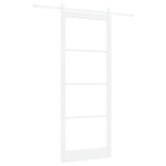 vidaXL Ușă glisantă Manual Alb 93 x 232 cm Lemn și metal vidaXL Ușă glisantă Manual Alb 93 x 232 cm Lemn și metal