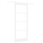 vidaXL Ușă glisantă Manual Alb 93 x 232 cm Lemn și metal vidaXL Ușă glisantă Manual Alb 93 x 232 cm Lemn și metal