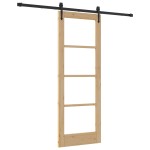 Set uși glisante vidaXL cu set hardware 73.5x198.5 cm lemn masiv de pin Set uși glisante vidaXL cu set hardware 73.5x198.5 cm lemn masiv de pin