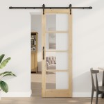 Set uși glisante vidaXL cu kit de montaj 73.5x211 cm Lemn solid de pin Set uși glisante vidaXL cu kit de montaj 73.5x211 cm Lemn solid de pin