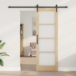 Set uși glisante vidaXL cu kit de montaj 73.5x211 cm Lemn solid de pin Set uși glisante vidaXL cu kit de montaj 73.5x211 cm Lemn solid de pin