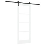 vidaXL Ușă glisantă Manual Alb 78 x 202 cm Lemn și metal vidaXL Ușă glisantă Manual Alb 78 x 202 cm Lemn și metal