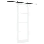vidaXL Ușă glisantă Manual Alb 78 x 232 cm Lemn și metal vidaXL Ușă glisantă Manual Alb 78 x 232 cm Lemn și metal