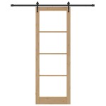 Set Ușă Glisantă vidaXL cu Set de Feronerie 83x232 cm Lemn Masiv de Pin Set Ușă Glisantă vidaXL cu Set de Feronerie 83x232 cm Lemn Masiv de Pin