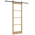 Set Ușă Glisantă vidaXL cu Set de Feronerie 83x232 cm Lemn Masiv de Pin Set Ușă Glisantă vidaXL cu Set de Feronerie 83x232 cm Lemn Masiv de Pin