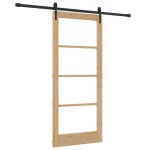 Set Ușă Glisantă vidaXL cu Set de Accesorii 86x198.5 cm din Lemn de Pin