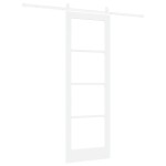 vidaXL Ușă glisantă Manual Alb 73.5 x 211 cm Lemn și metal vidaXL Ușă glisantă Manual Alb 73.5 x 211 cm Lemn și metal