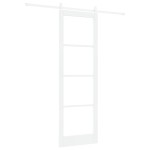 vidaXL Ușă glisantă Manual Alb 78 x 232 cm Lemn și metal vidaXL Ușă glisantă Manual Alb 78 x 232 cm Lemn și metal