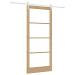 Set Ușă Glisantă vidaXL cu accesorii 93x211 cm Lemn de pin Set Ușă Glisantă vidaXL cu accesorii 93x211 cm Lemn de pin