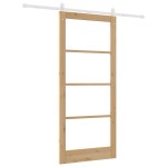 Set Ușă Glisantă vidaXL cu accesorii 93x211 cm Lemn de pin Set Ușă Glisantă vidaXL cu accesorii 93x211 cm Lemn de pin