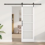 Ușa glisantă vidaXL cu set de accesorii 'ORKDAL'Alb 73.5x211 cm Ușa glisantă vidaXL cu set de accesorii 'ORKDAL'Alb 73.5x211 cm