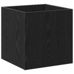 Set Mobilier pentru Hol vidaXL Lemn Ingineresc Negru Stejar Set Mobilier pentru Hol vidaXL Lemn Ingineresc Negru Stejar