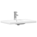 vidaXL Dulap de baie cu chiuvetă încorporată, din lemn vechi stratificat vidaXL Dulap de baie cu chiuvetă încorporată, din lemn vechi stratificat