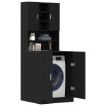 Dulapuri pentru Mașini de Spălat vidaXL 2 piese Stejar Negru 70.5x71.5x181.5 cm Lemn Ingineresc Dulapuri pentru Mașini de Spălat vidaXL 2 piese Stejar Negru 70.5x71.5x181.5 cm Lemn Ingineresc