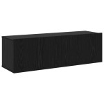 vidaXL Set comodă TV 8 pcs Stejar negru 100 x 30 x 30 cm Lemn compozit vidaXL Set comodă TV 8 pcs Stejar negru 100 x 30 x 30 cm Lemn compozit
