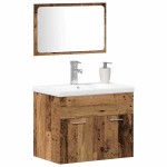 vidaXL Seturi 2 pcs Culoare exactă: Brown din lemn 61 x 39 x 18 cm